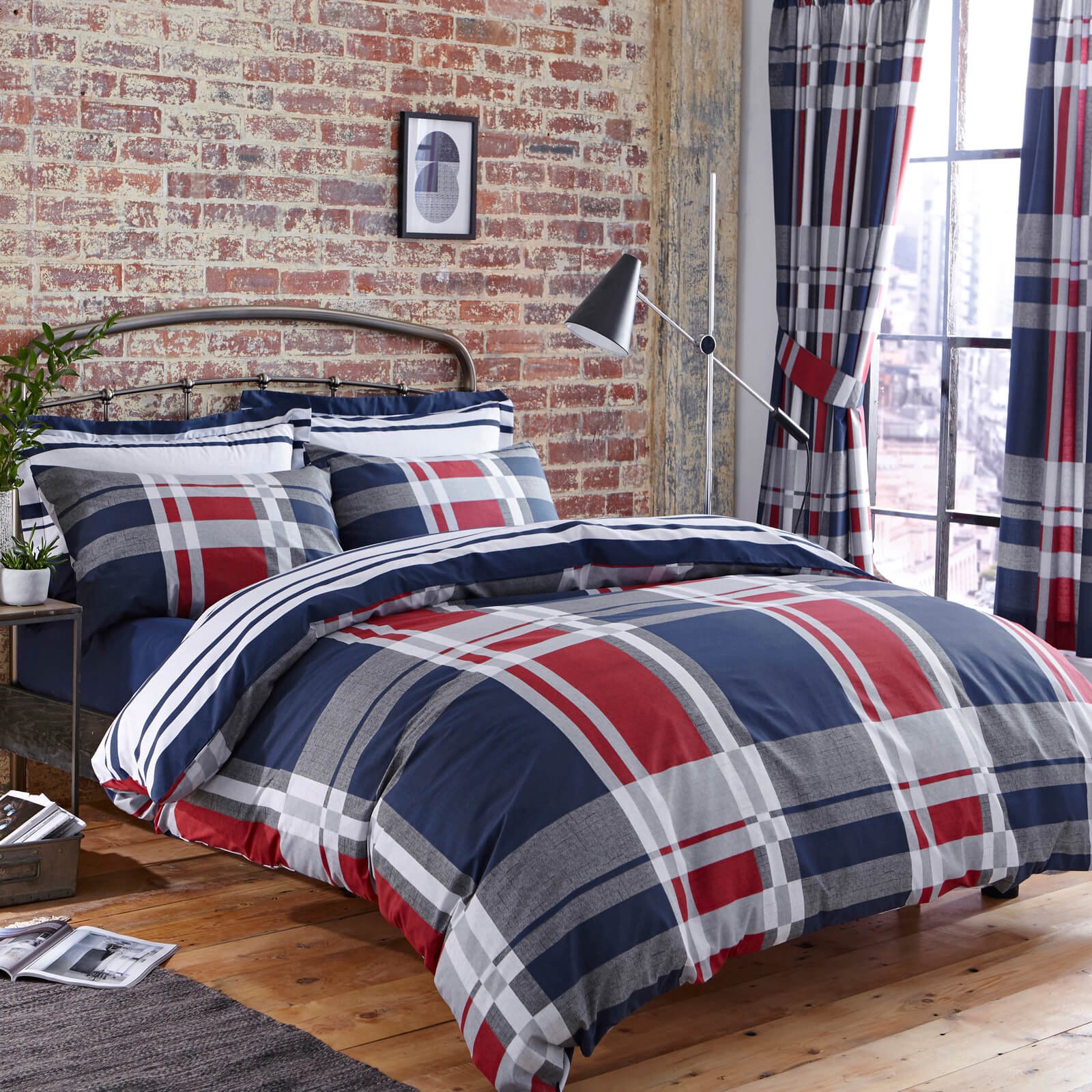 Charlotte Thomas, Polycotton, Blue, King