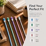 USB C Câble, 5 Emballage Chargement rapide USB Câble du type C (3/3/6/6/10ft) Chargeur téléphonique en nylon USB-C Cord pour Samsung Galaxy, Google Pixel, Sony et tous les appareils compatibles USB-C