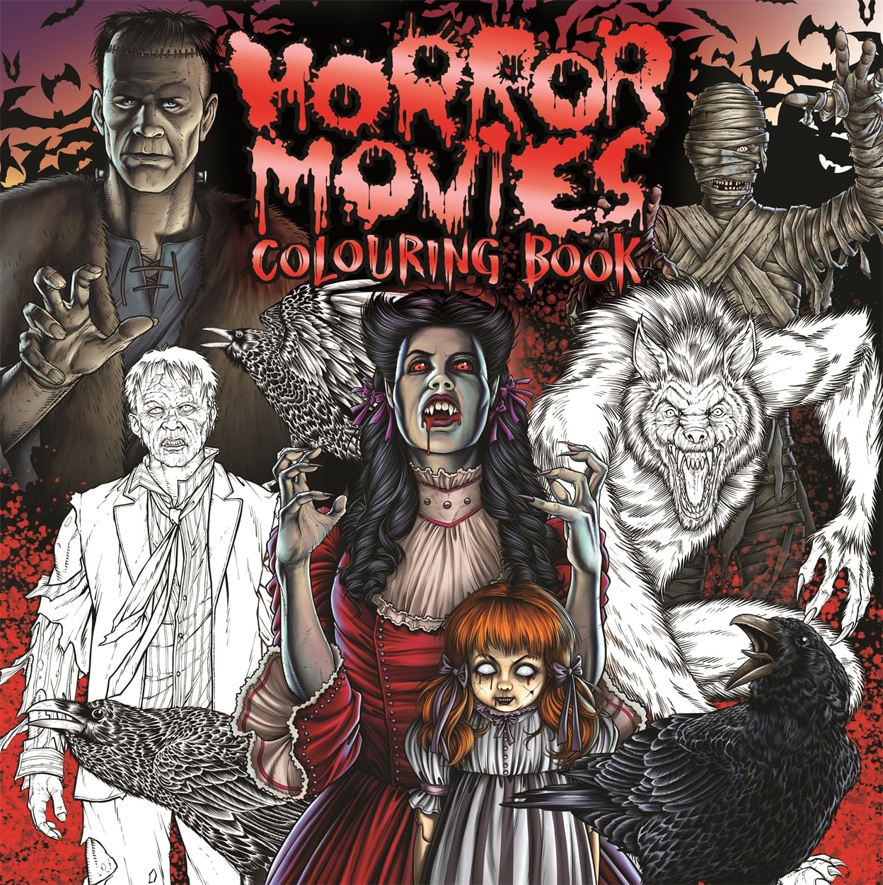 Horror Movies Colouring Book Amazon.co.uk Igloo Books Ltd