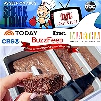 Vista 4 de Molde Baker's Edge para brownie – El Original – revestimiento antiadherente duradero, estructura de aluminio fundido de calibre pesado, 9 x 12