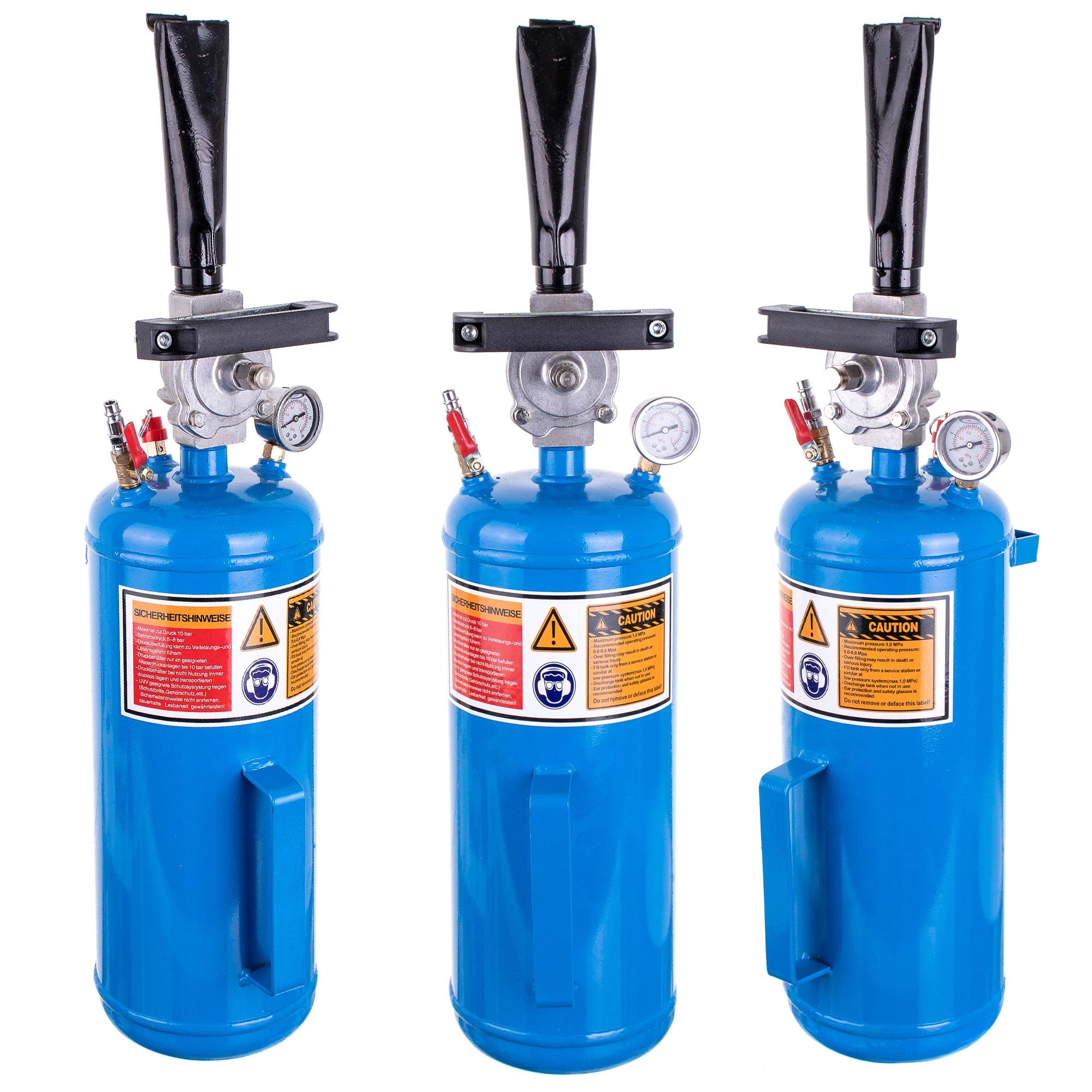 Technic Tire Inflator 8 litri - Pompa di gonfiaggio pneumatici 8 litri / 3,17 galloni -Pneumatico per strumento Air Blaster Booster - Resistente per professionisti - Compressore d'aria