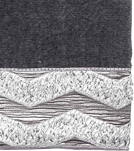 Miniatura 2 de Avanti Linens - Toalla de mano, algodón suave y absorbente (colección Chevron Galaxy, granito)