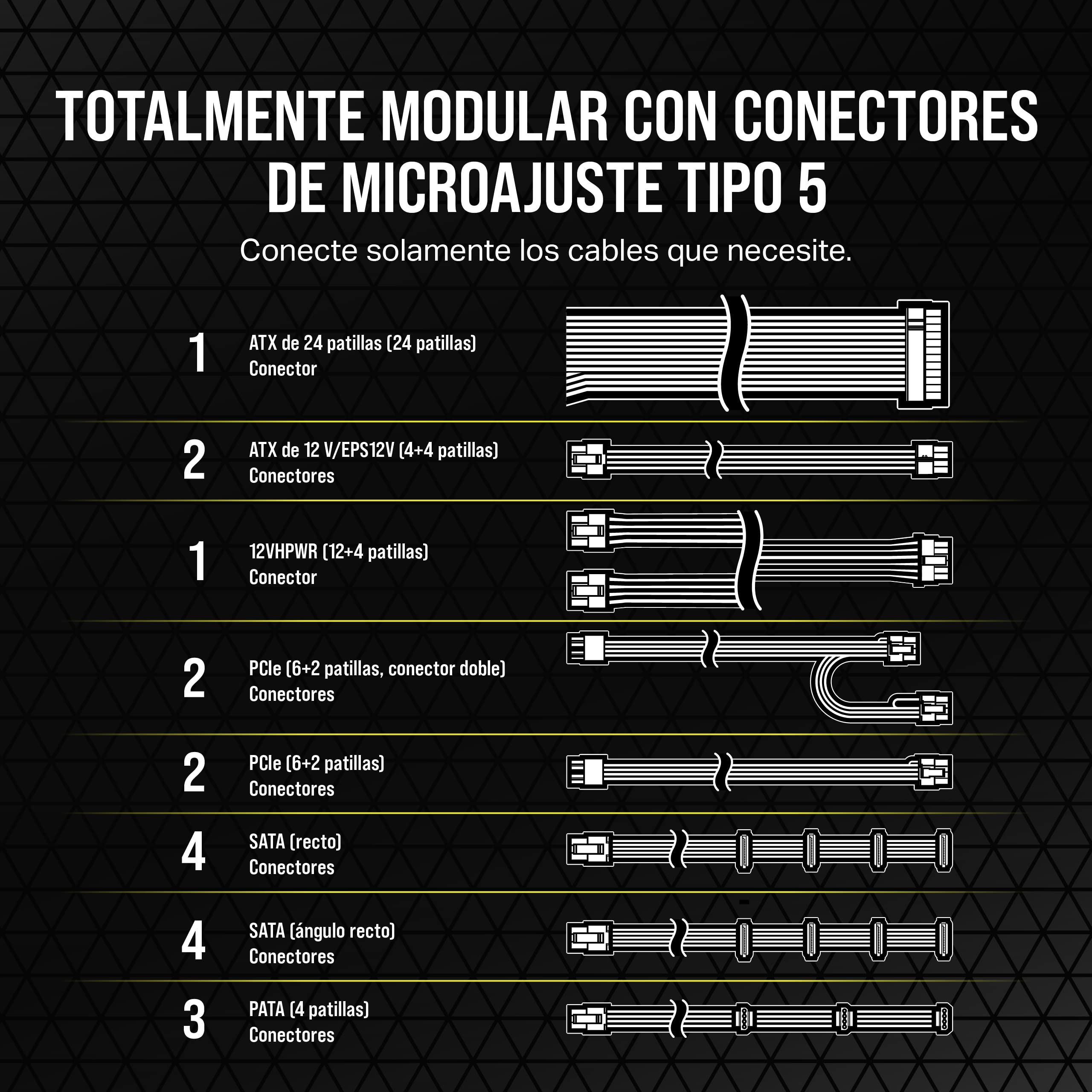 Corsair SF850L Fuente de Alimentación SFX Totalmente Modular de Bajo Ruido - Compatible con ATX 3.1 y PCIe 5.1 - Ventilador Silencioso PWM de 120 mm - Eficiencia 80 Plus Gold - Modo RPM Cero - Negro