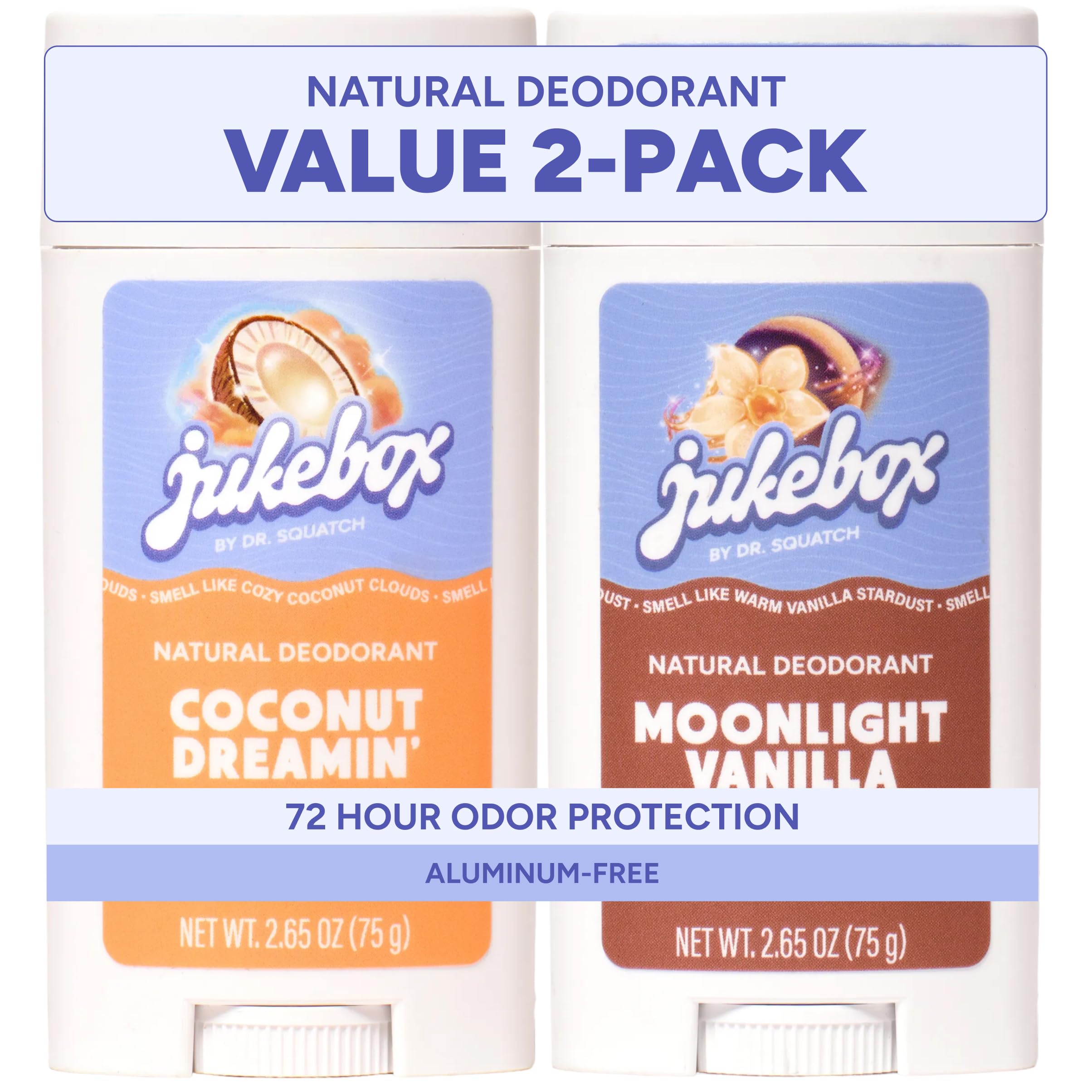 Amazon.com : Jukebox Natural Women's Deodorant – Aluminum Free, 72