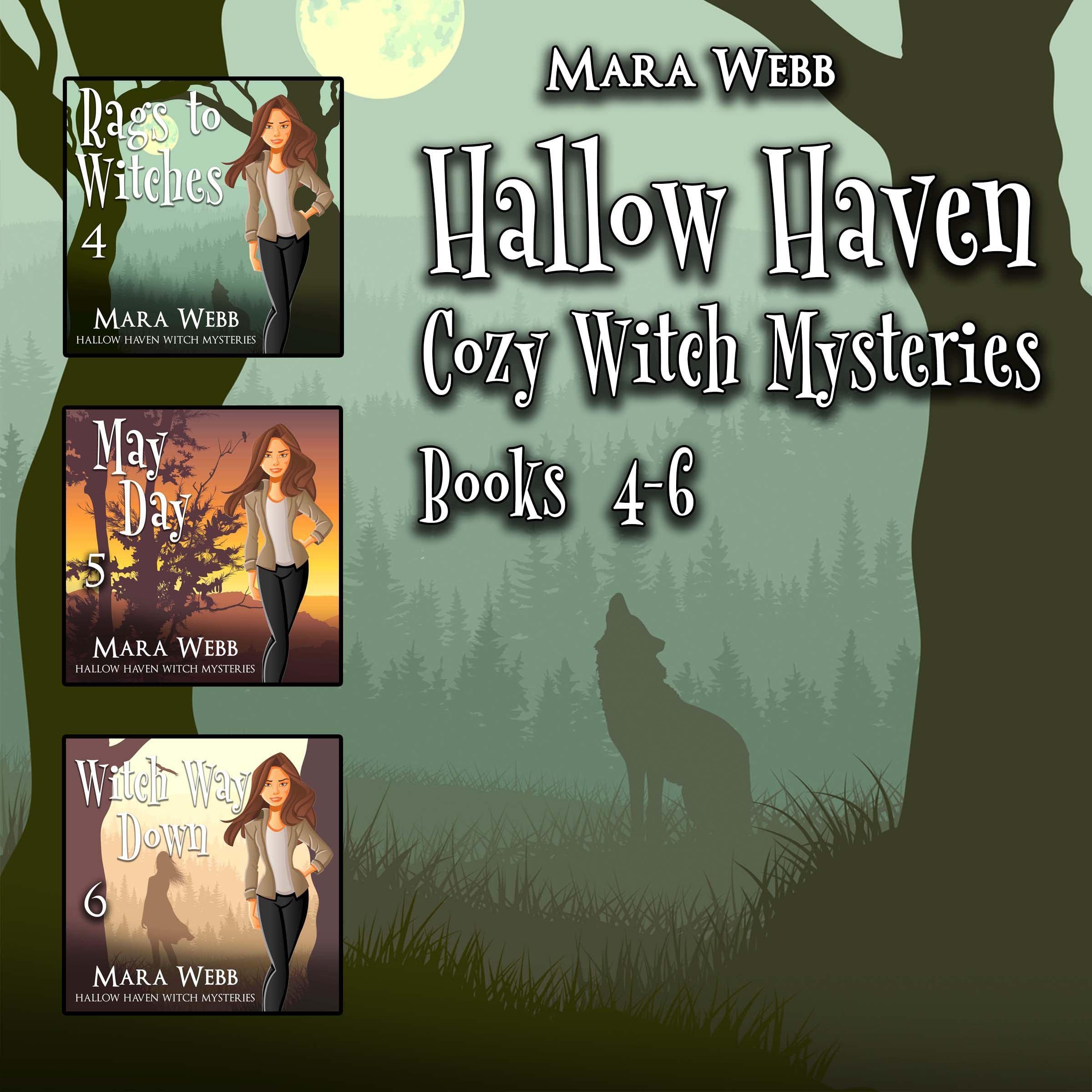 Cover art for Hallow Haven Cozy Mysteries Bundle, Books 4-6