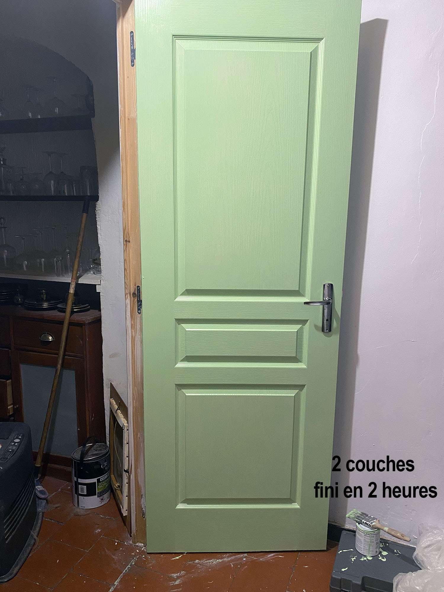 Acrílico Verde Claro 1L Lasure Mate para madera y metal interior y exterior 12m² - (Midi Decor)