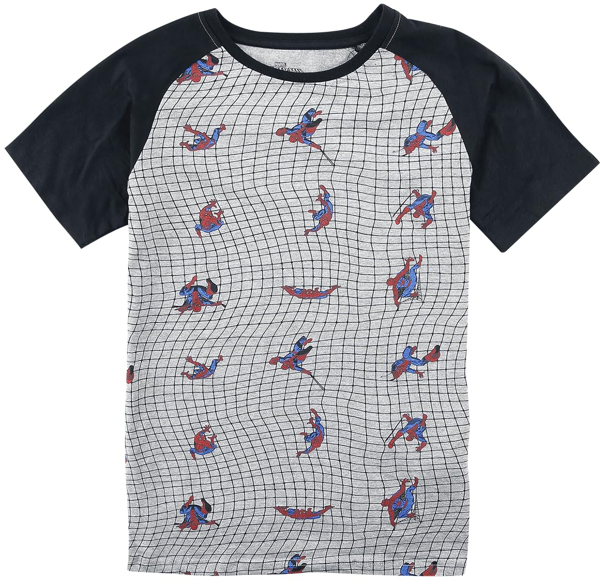 Spider-Man Kids Unisex Pigiama Bimbo/a Grigio/Nero 158/164 93% Cotone, 7% Poliestere