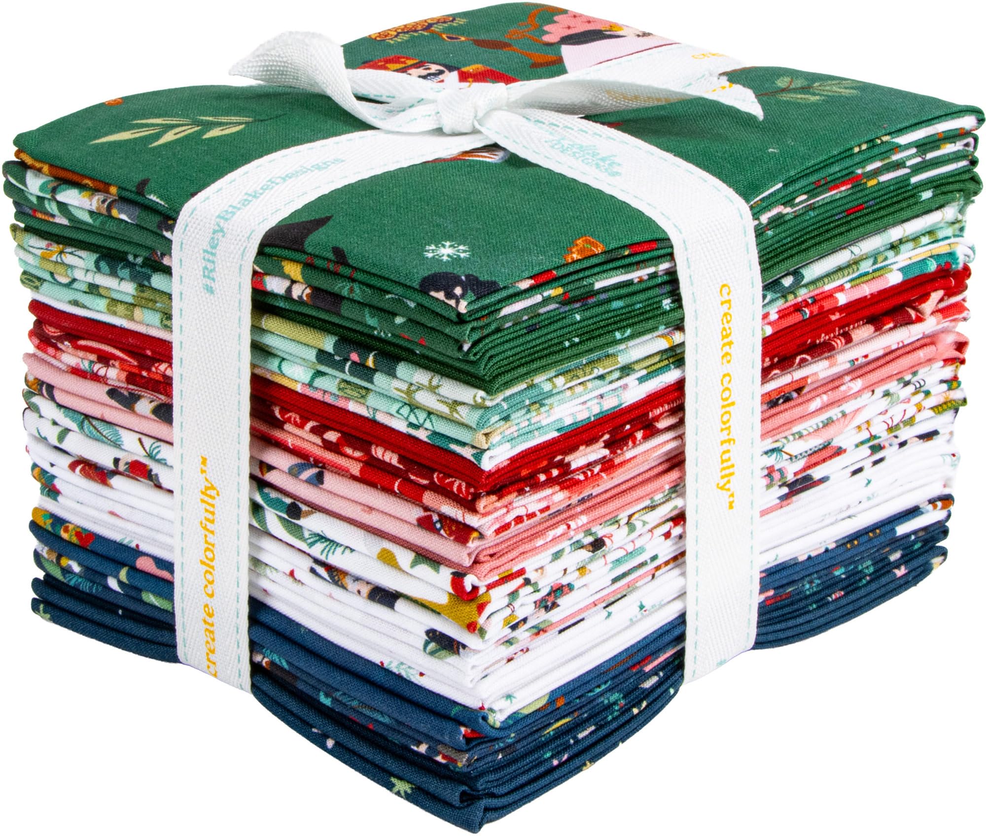 Jennifer Long Nutcracker Tradition 22 Fat Quarters Riley Blake Designs FQ-17670-22