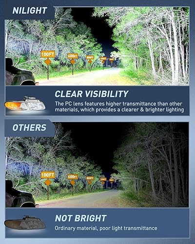 Miniatura 3 de Nilight Conjunto de faros delanteros para Chrysler Town & Country Dodge Grand Caravan Plymouth Grand Voyager 1996 1997 1998 1999 Chrysler Town &