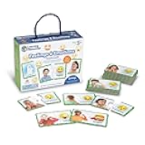 Learning Resources Feelings & Emotions Puzzle Cards, 48 Pieces, Ages 3+, Social Skills, speech therapy materials, Social Emotional Learning Toys and Games for Kids