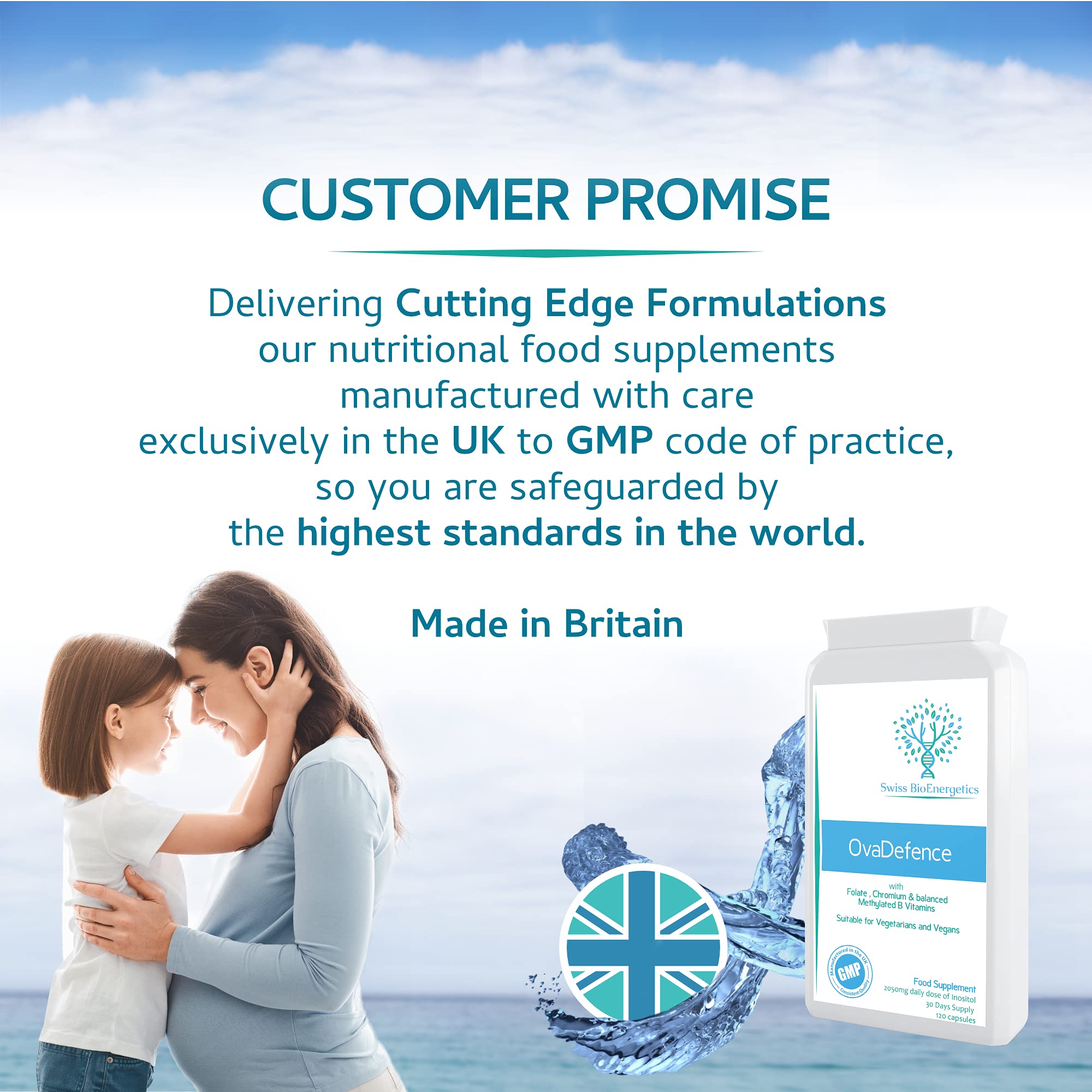 Buy OvaDefence Inositol 2050mg Daily dose, 120 Capsules, 30 Days