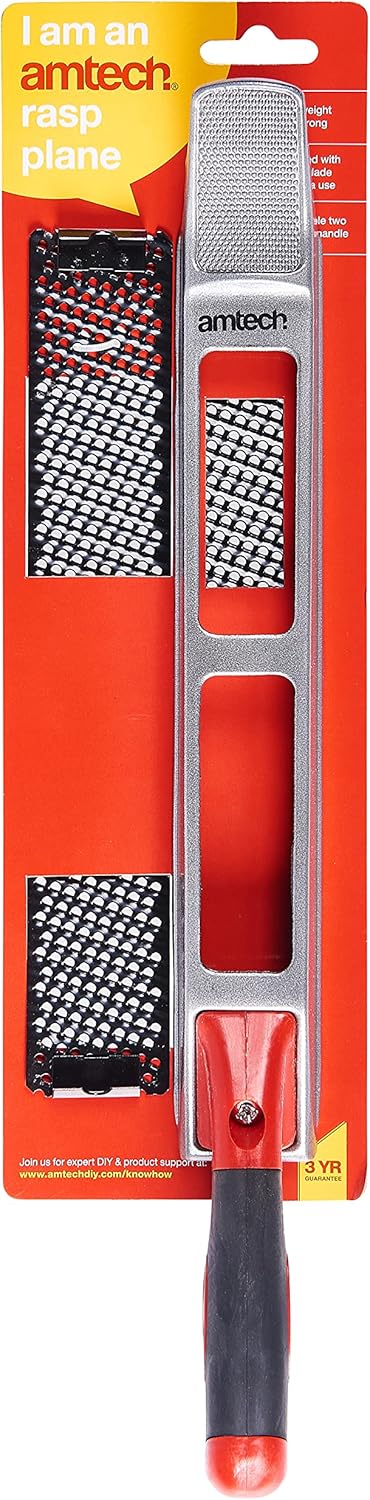 Amtech E1340 Rasp Plane with Spare Blade
