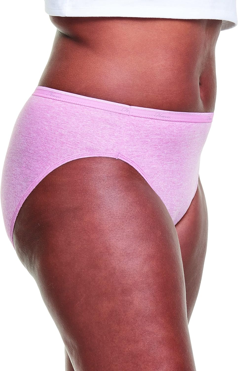 Hanes Women's High Cut Moisture Wicking Cotton Underwear Pack Of 12