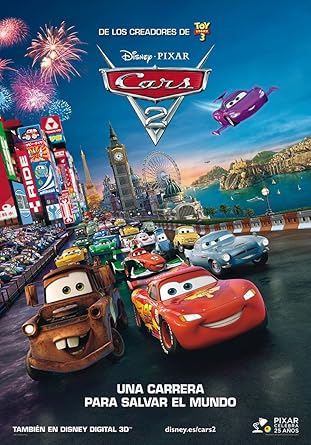 Amazon Com Cars 2 Double Play Dvd Blu Ray 3d Import Espagnol Movies Tv