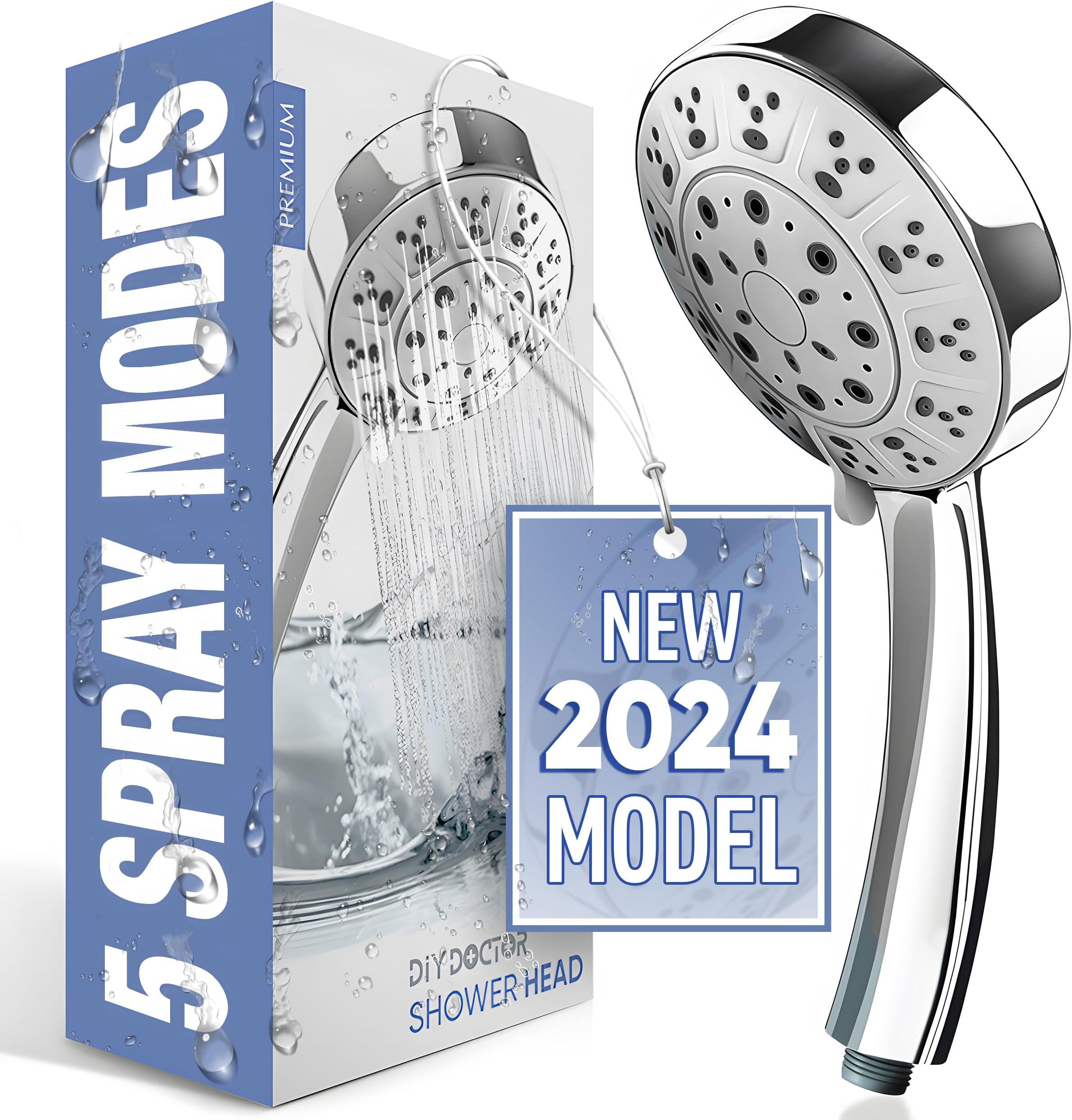 Shower Head Hand Held Showerhead High Pressure Shower Head Spray for