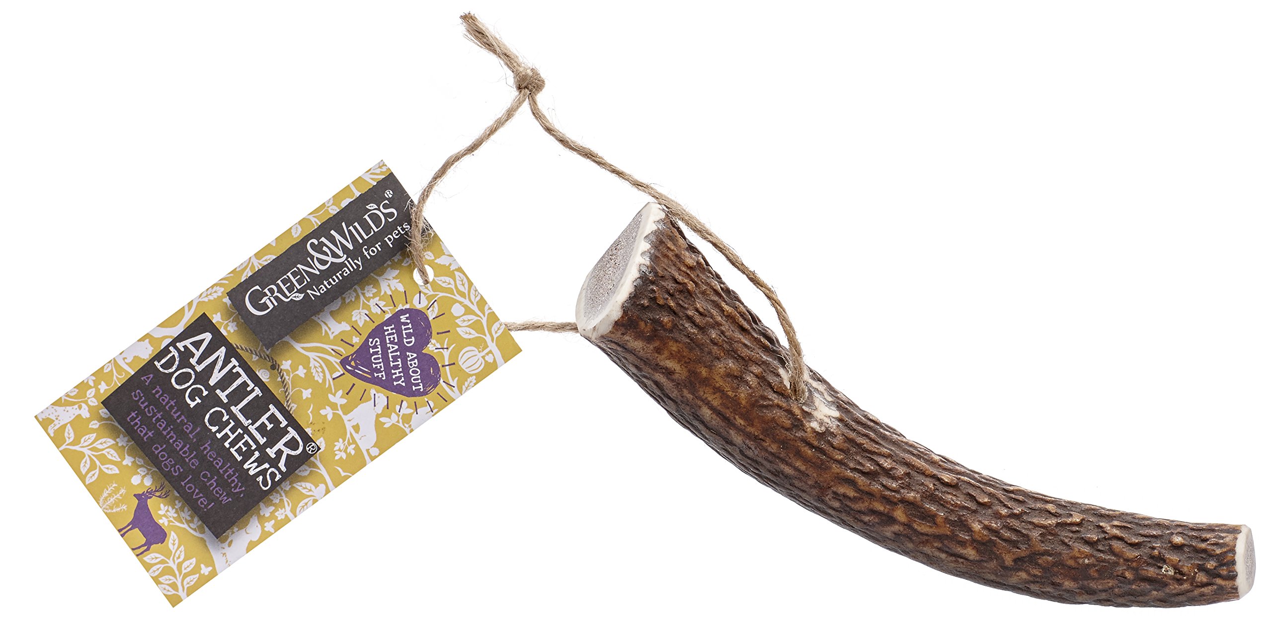 Green & Wilds Premium Antler Dog Chew - LARGE