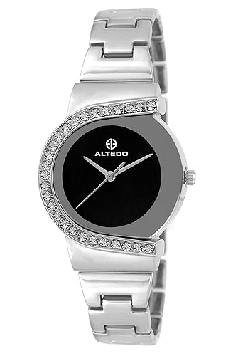 Altedo Formal Black Dial Women's Watch - 705BDAL