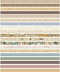 Vintage Washi Tape Set 20 Rolls Skinny Retro Decorative Antique Patterns Masking Tapes for Arts, DIY Crafts, Journals, Planners, Scrapbook, Wrapping (Vintage)