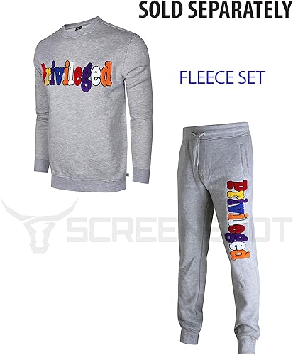 Miniatura 8 de Screenshot - Sudadera de forro polar tipo hip hop urbano - Sudadera tipo pulóver ropa deportiva moda urbana cuello redondo para hombre