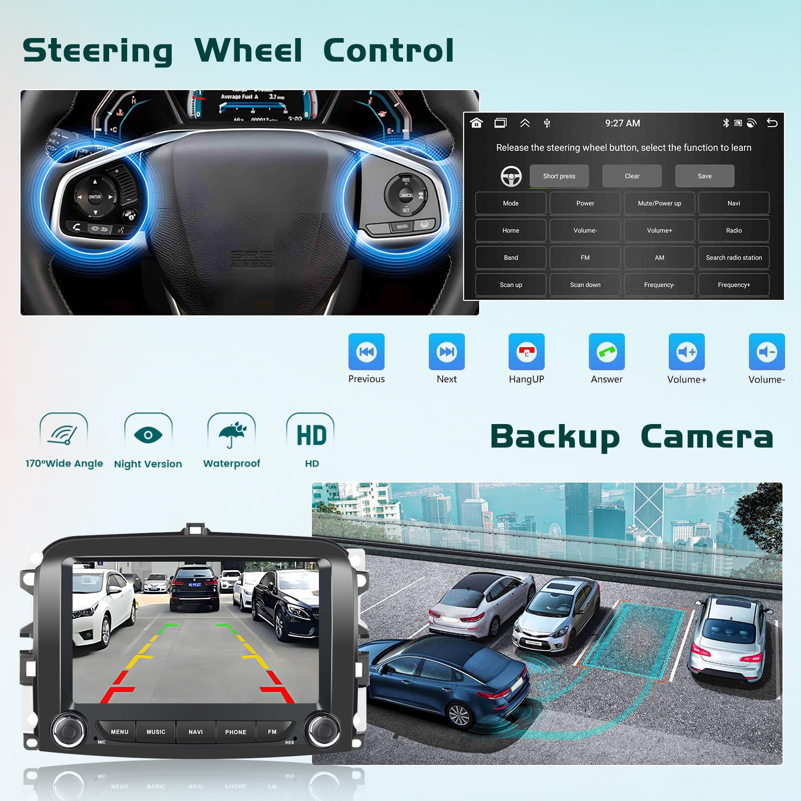 Radio samochodowe Fiat 500L 2013 2016 2018 Radio samochodowe Fiat 500L Radio samochodowe Fiat 500L 2013 2014 2015 2016 2017 2018 2019 Ekran Fiata 500L Nawigacja samochodowa Fiat 500L Carplay Fiat 500L