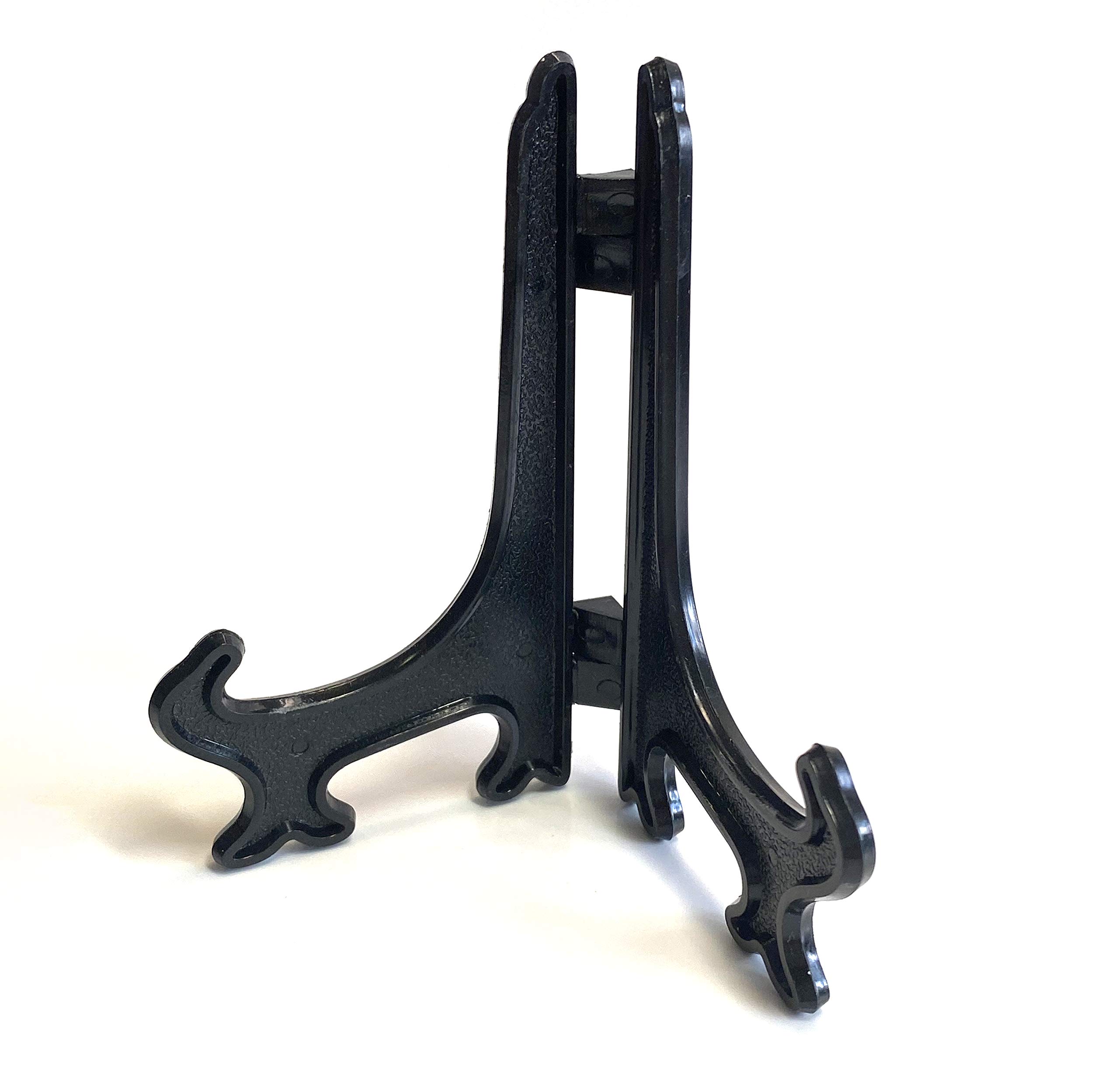 TULLUN Personalized Memorial Black Marble Stone Plaque + Stand for Pet Cat Dog Frame Paw Grave Marker - Paw Print - Size | 4