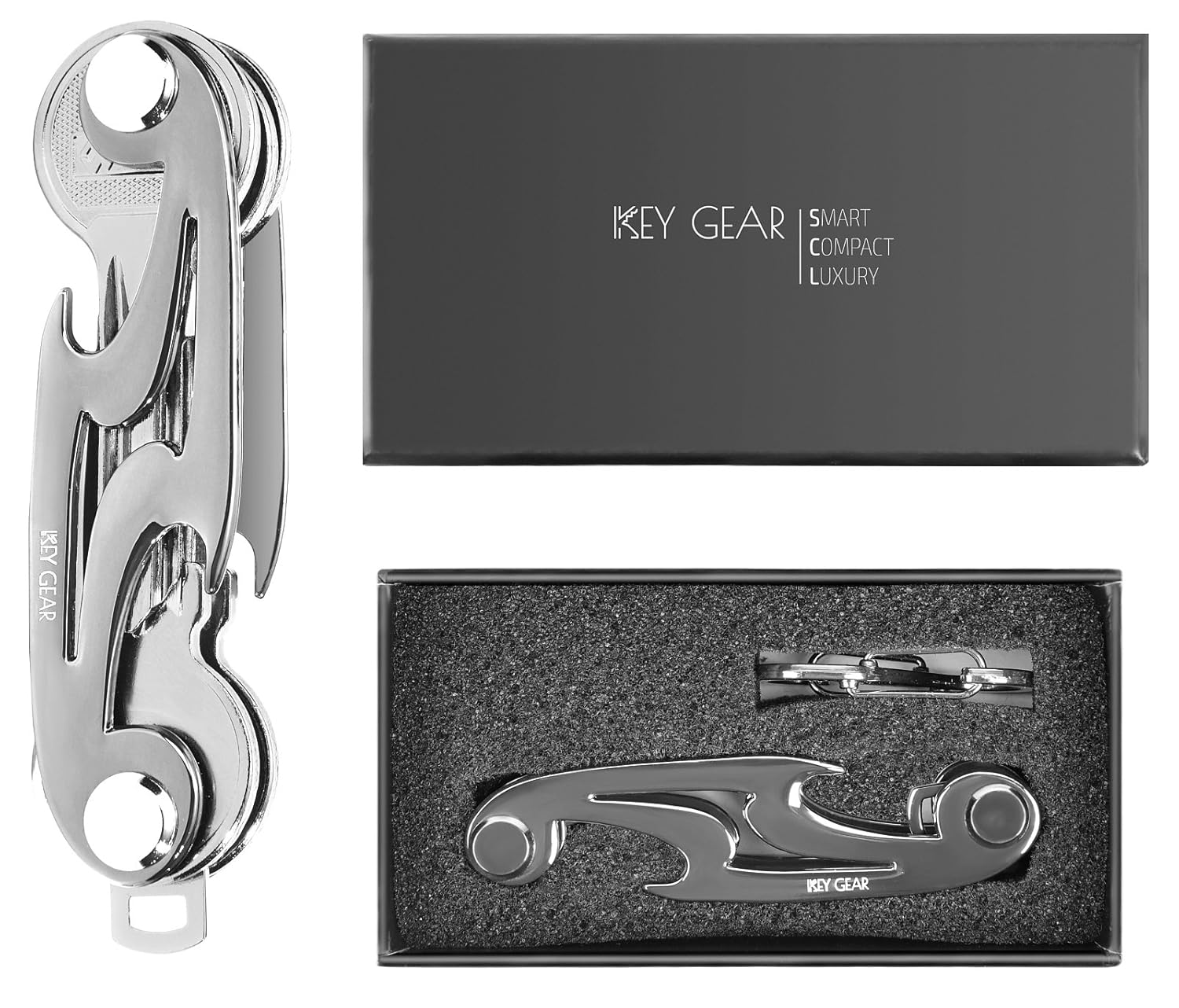 KEY GEAR Smart Pocket Key Holder Best Pocket Key Organizer with Sleek