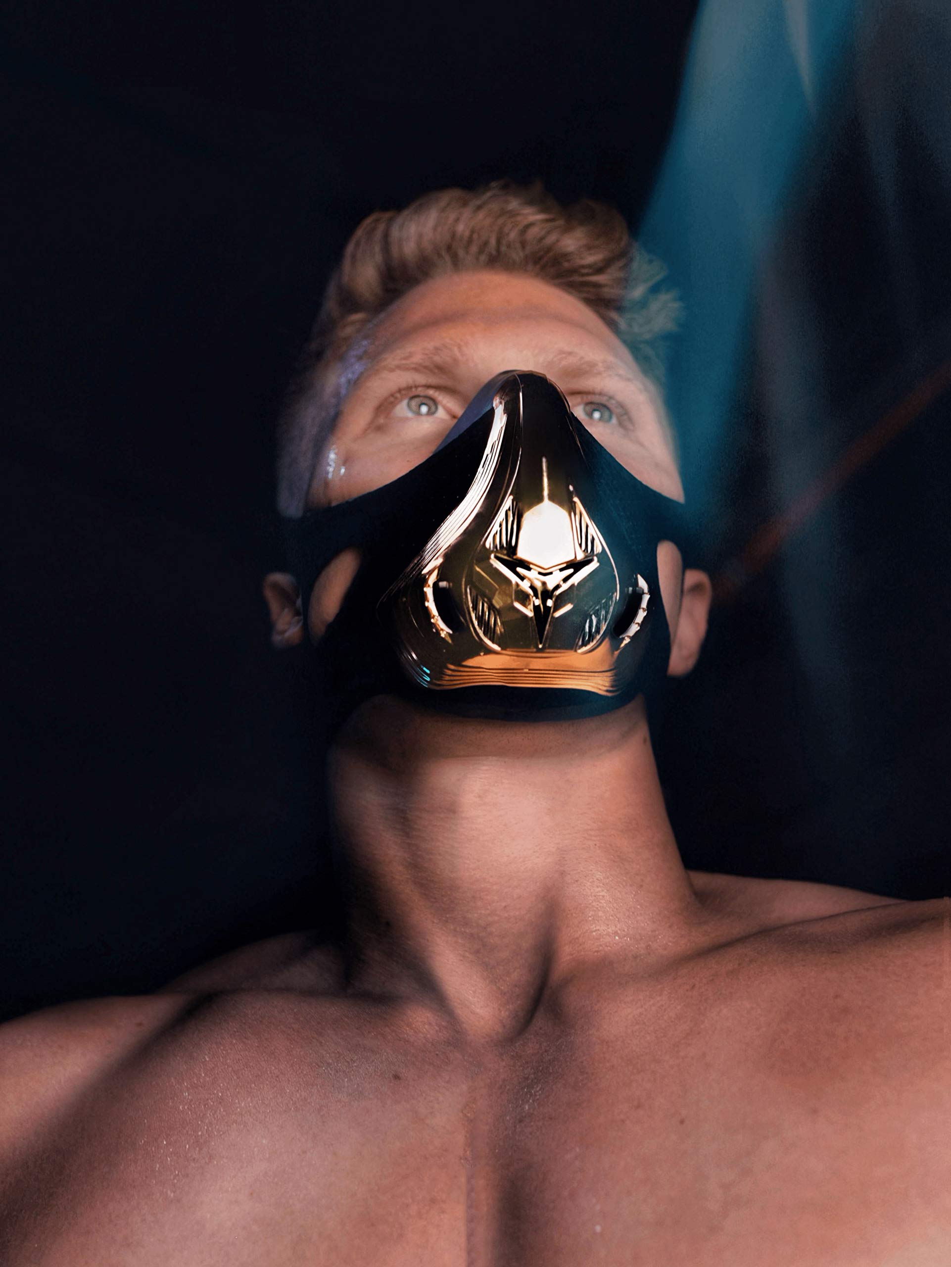 Beastmode Maschera da allenamento – Maschera di resistenza respiratoria per una maggiore resistenza, muscoli respiratori più forti aumenta le prestazioni durante l'allenamento e la competizione