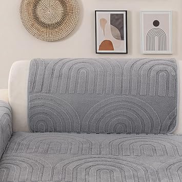 Homcomodar 1PC Sofa  berzug L Form Couch  berzug 70x70cm Waschbar Sofa Cover Sofabezug 1 2 3 4 Sitzer Sofa berwurf Sofaschoner rutschfest Universal Sofadecken f r Sitzfl che Ecksofa Wohnzimmer Gray