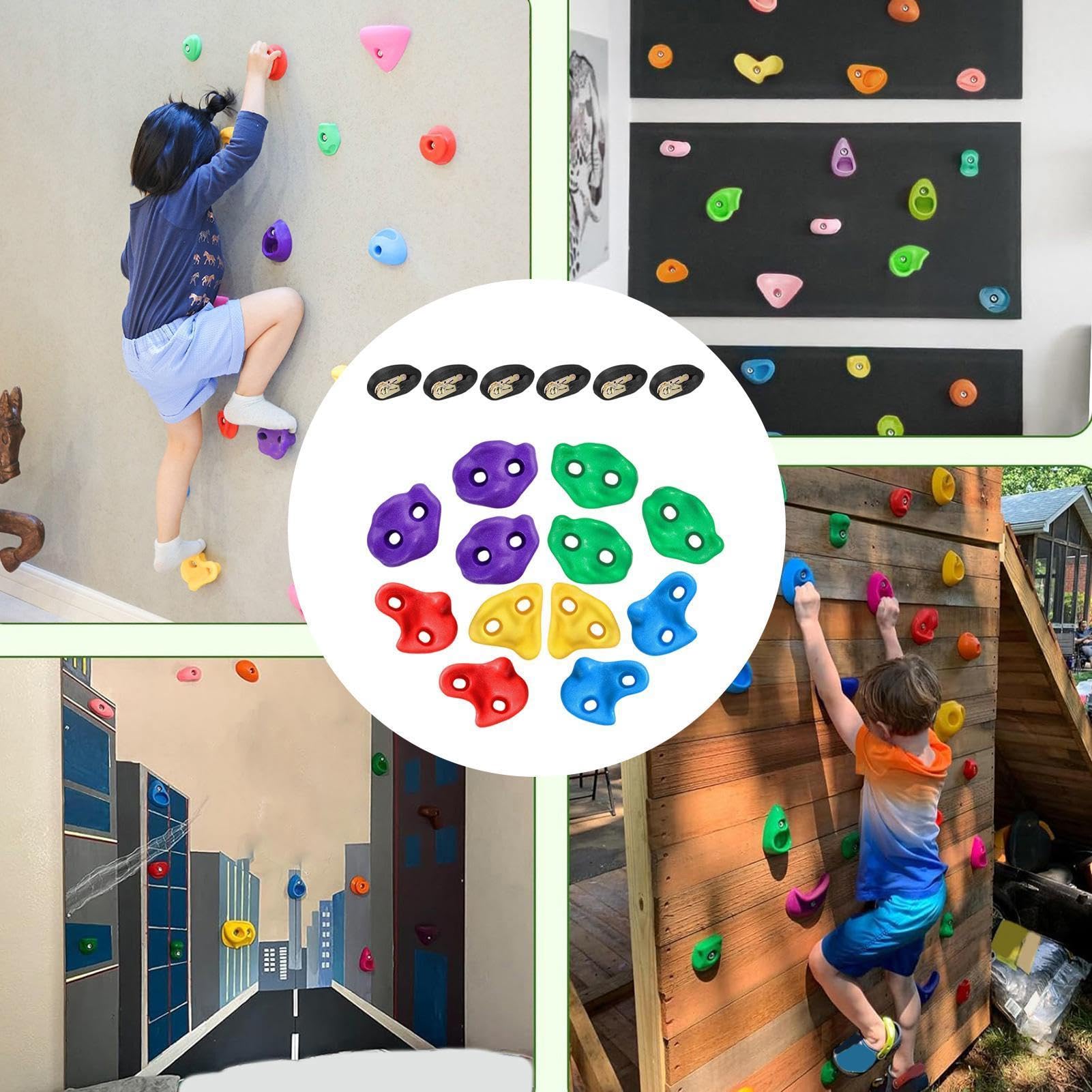 12 PCS Arrampicata Tenute Per Alberi Arrampicata Attrezzatura Outdoor Rock