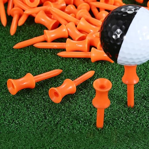 Miniatura 8 de Muxsam - Camisetas de golf irrompibles para castillo de plástico, paquete de 100 unidades, tamaño de la camiseta-1 14"31 mm, paquete de color corto