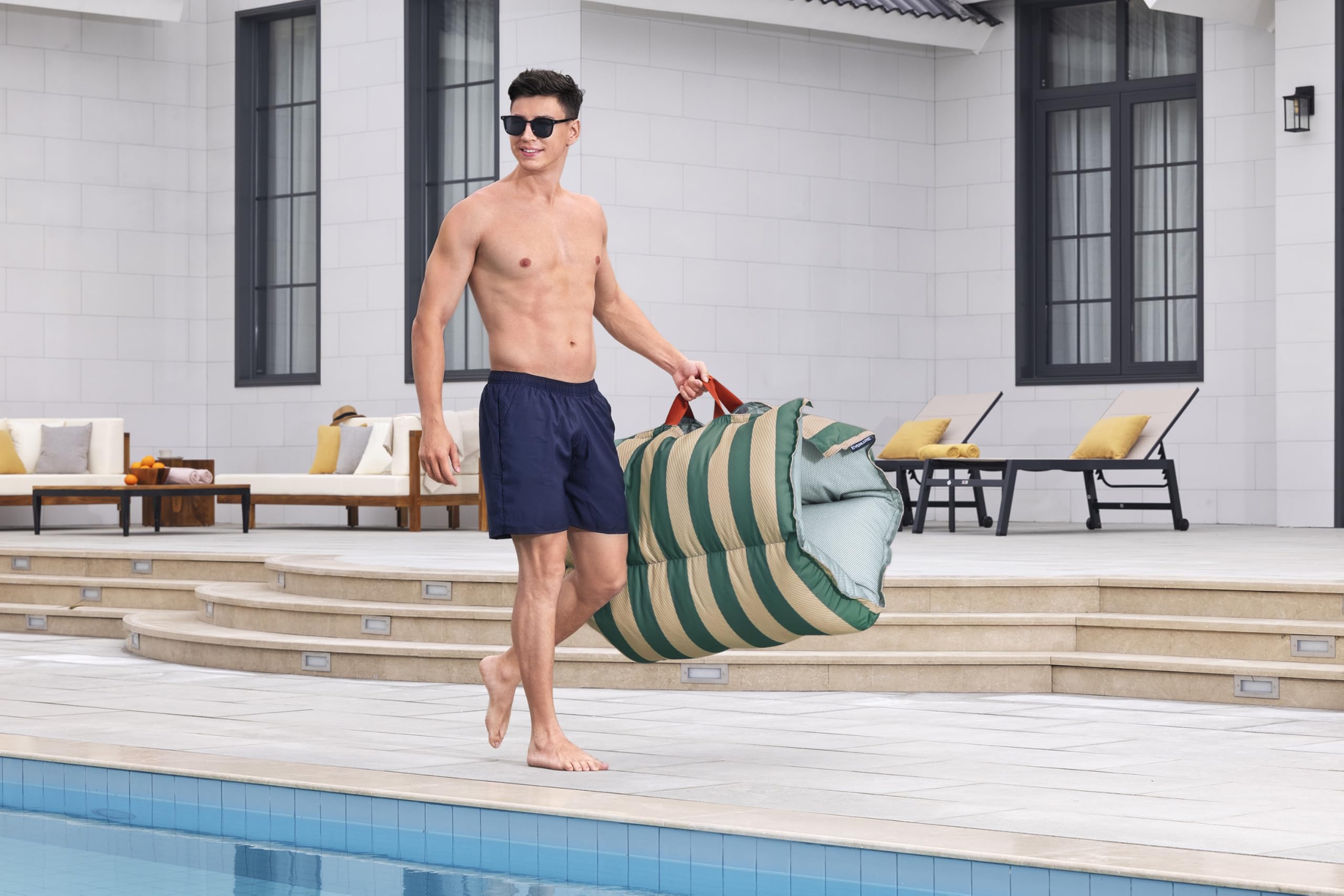 Tappetino galleggiante Everluxe 72" x 35" x 8"/1,83 m x 90 cm x 20 cm