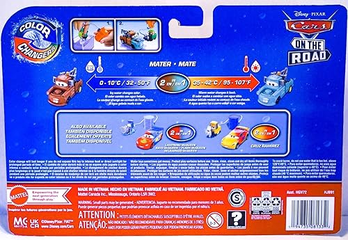 Miniatura 2 de Disney Cars Toys Cambiadores de color 2022 Cars On The Road Mater con Pitty