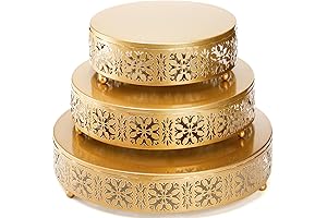 Coloch Golden Cake Stand Set: Elegance for Every Occasion