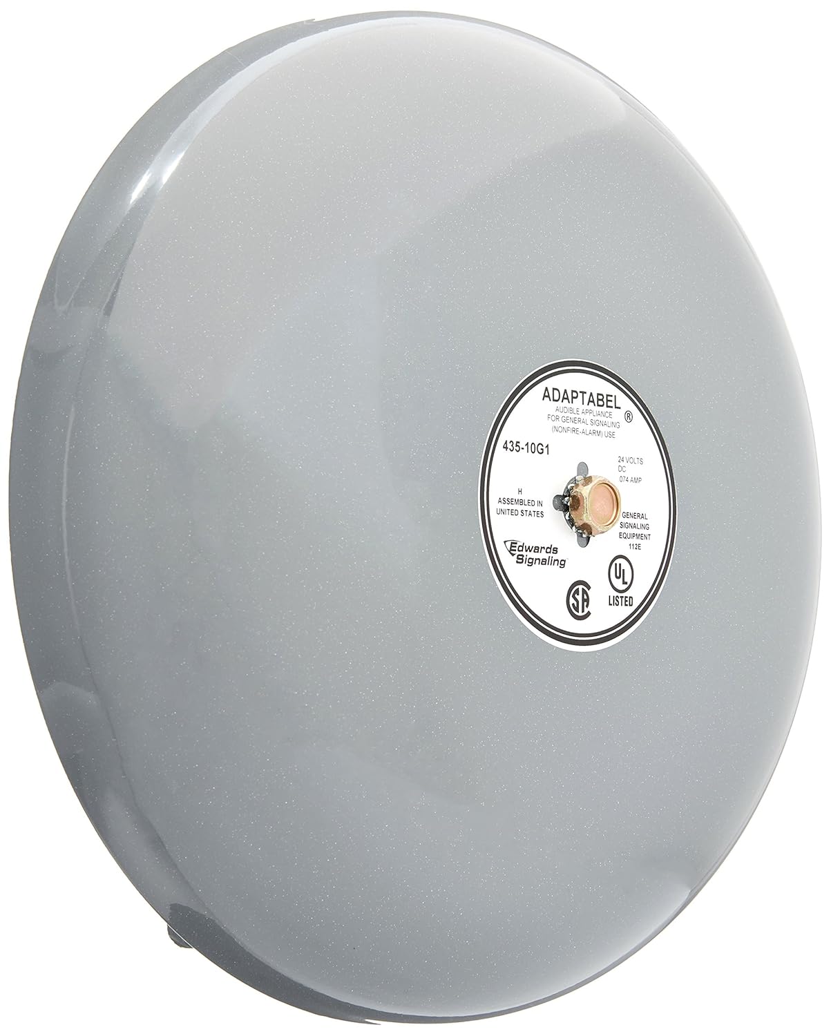 Bell, 24VDC, 0.062A, Gray