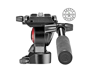 Amazon | Manfrotto 雲台 小型フルードビデオ雲台 40mm フラット