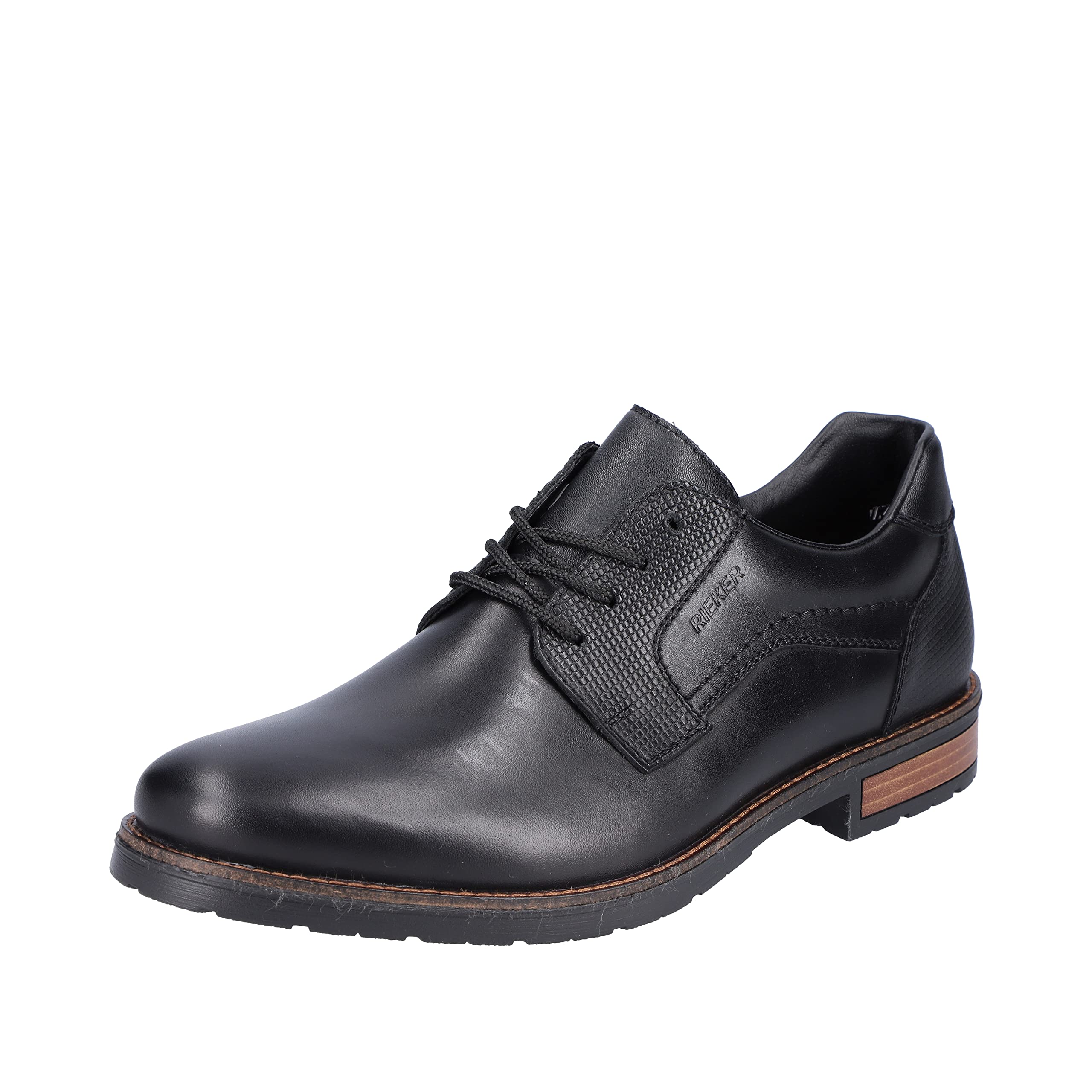 Rieker Riff Mens Formal Lace Up Shoes 7.5 Black