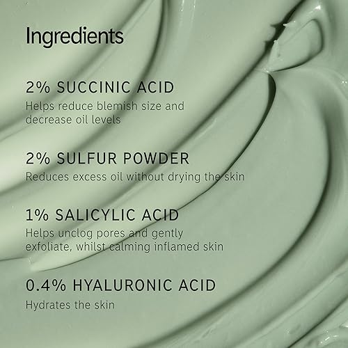 Miniatura 4 de The INKEY List Tratamiento con ácido succínico de 0.5 fl oz, elimina imperfecciones, tratamiento para el acné, apto para todo tipo de piel