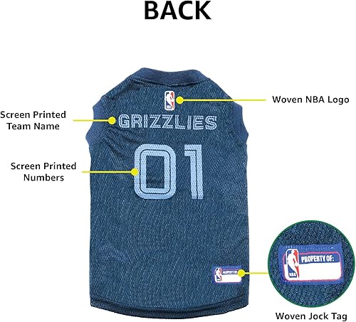 Miniatura 12 de Pets First NBA - Camiseta para perro de Toronto Raptors, camiseta sin mangas, camiseta de baloncesto para mascotas, talla S (RAP-4047-SM)