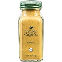 Simply Organic Ground Ginger Root, 1.64 Ounce, Non ETO, Non Irradiated, Non GMO, Complements Both Sweet & Savory Dishes