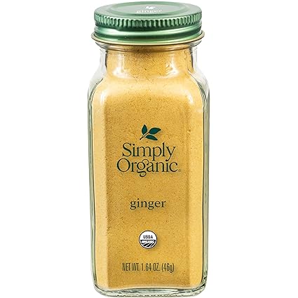 Simply Organic Ground Ginger Root, 1.64 Ounce, Non ETO, Non