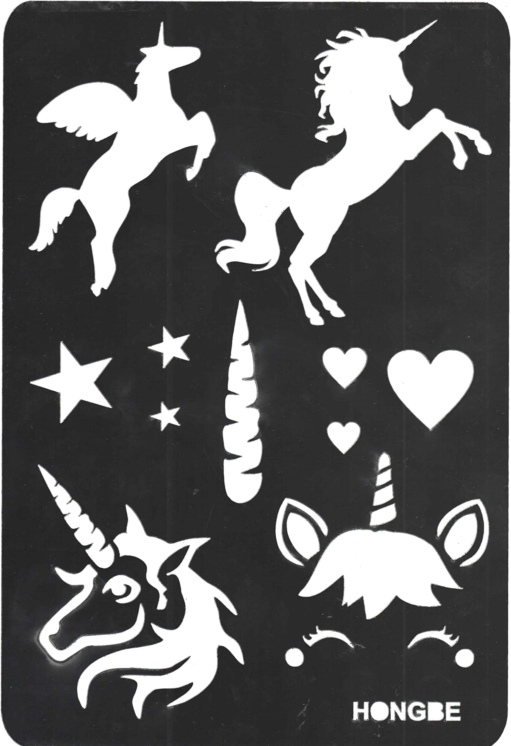 Unicorn Wall Stencil No 3