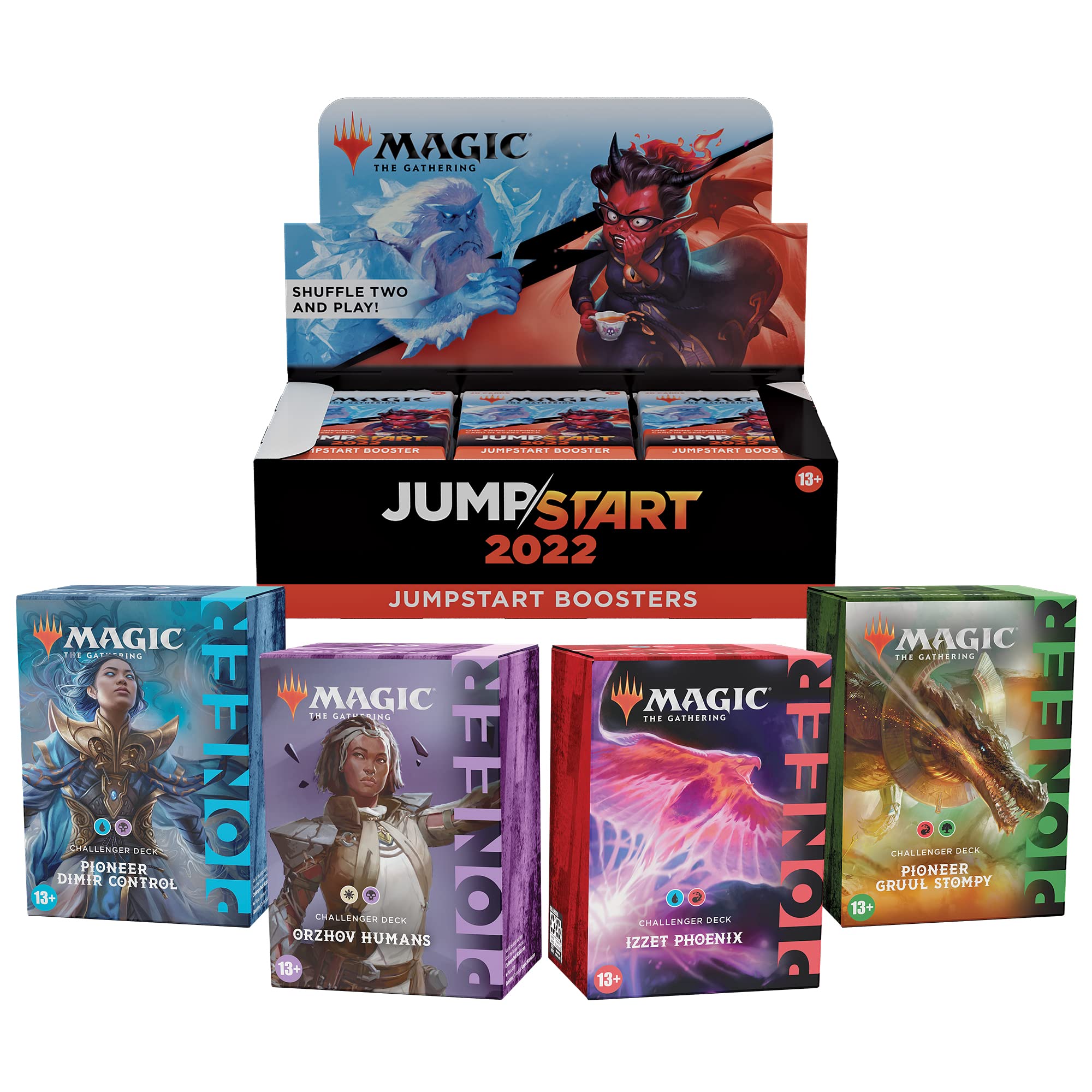 Buy Magic The Gathering Bundle Jumpstart 2022 Booster Box (24 Packs) + 4 Pioneer 2022