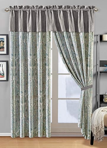 Miniatura 2 de Juego de edredón Grand Linen de 3 piezas, con estampado fino, colcha reversible, colcha de matrimonio/queen, king y california king