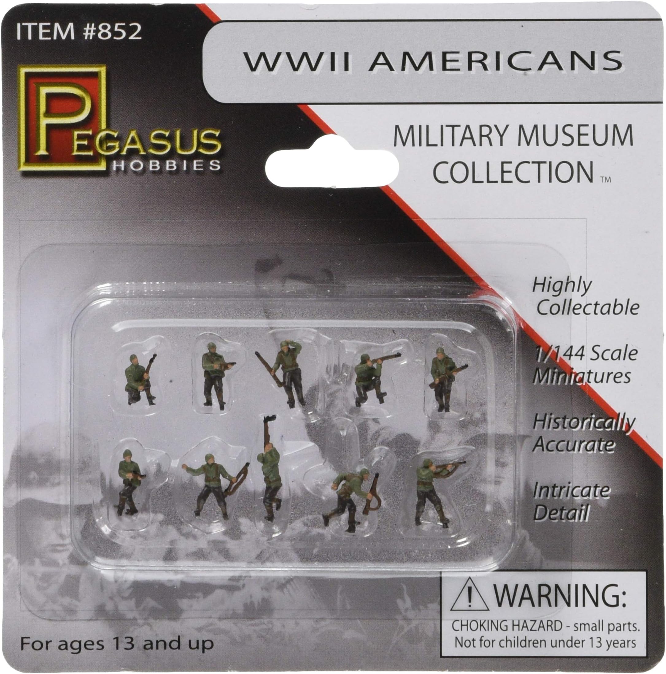 Pegasus Spiele 950852" 1/144 WW II: US Soldiers, Bema Model kit