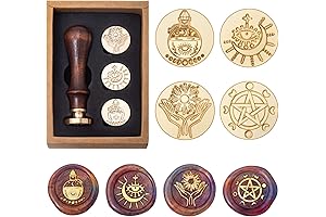 Wiccan Seal Stamp Kit: Enchanting Enchantments for Bewitching Invitations