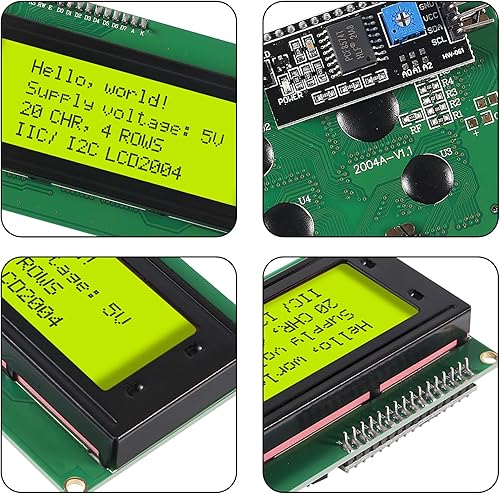 Miniatura 9 de 4 unidades LCD1602 Módulo de escudo de teclado 4.5-5.5 V LCD 1602 Pantalla de expansión Blindaje de retroiluminación azul