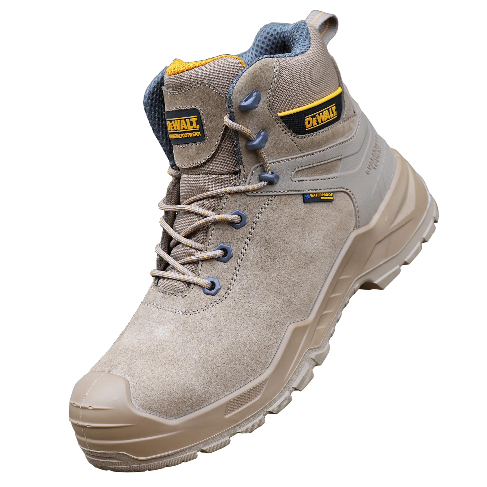 Dewalt Hayes Pro S7 Waterproof and Breathable Safety Work Boots in Stone
