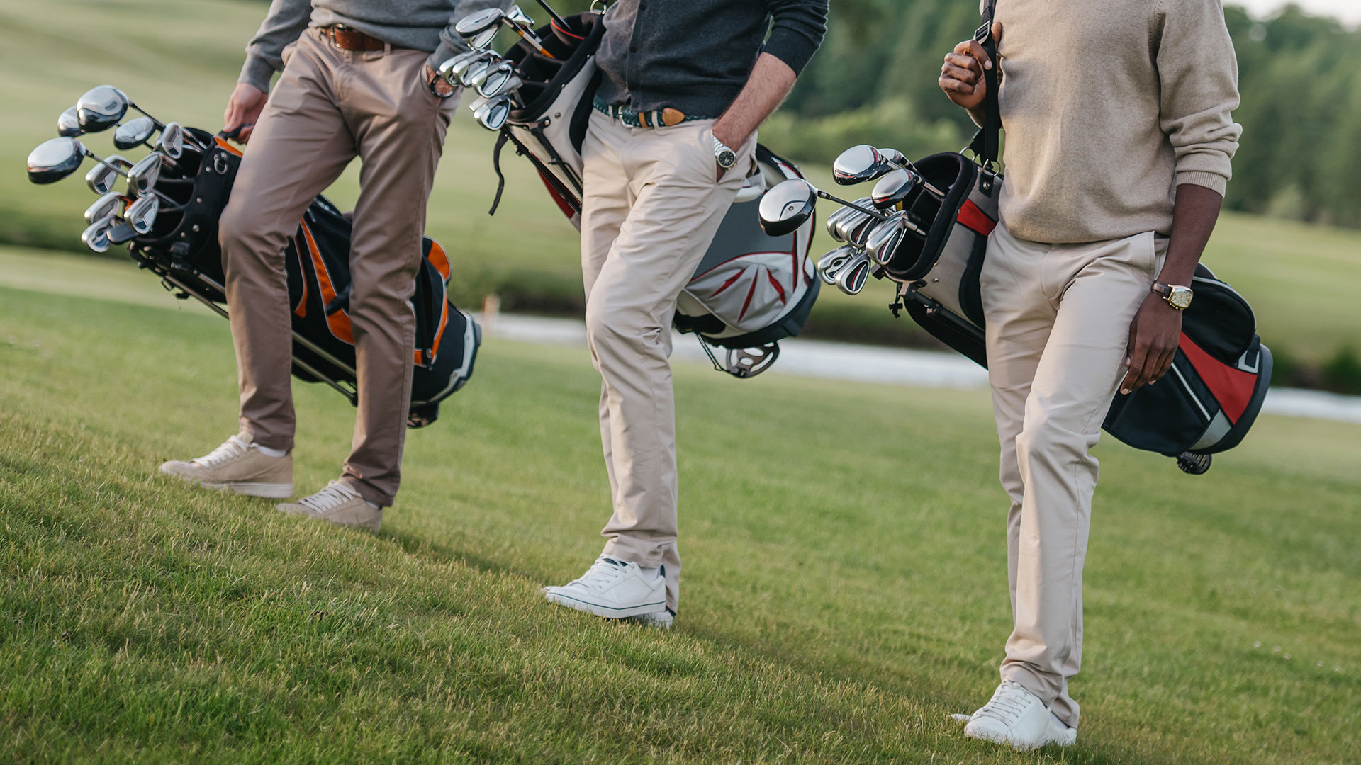 Amazon.com: fit space Mens Wrinkle-Resistant Golf Pants Straight