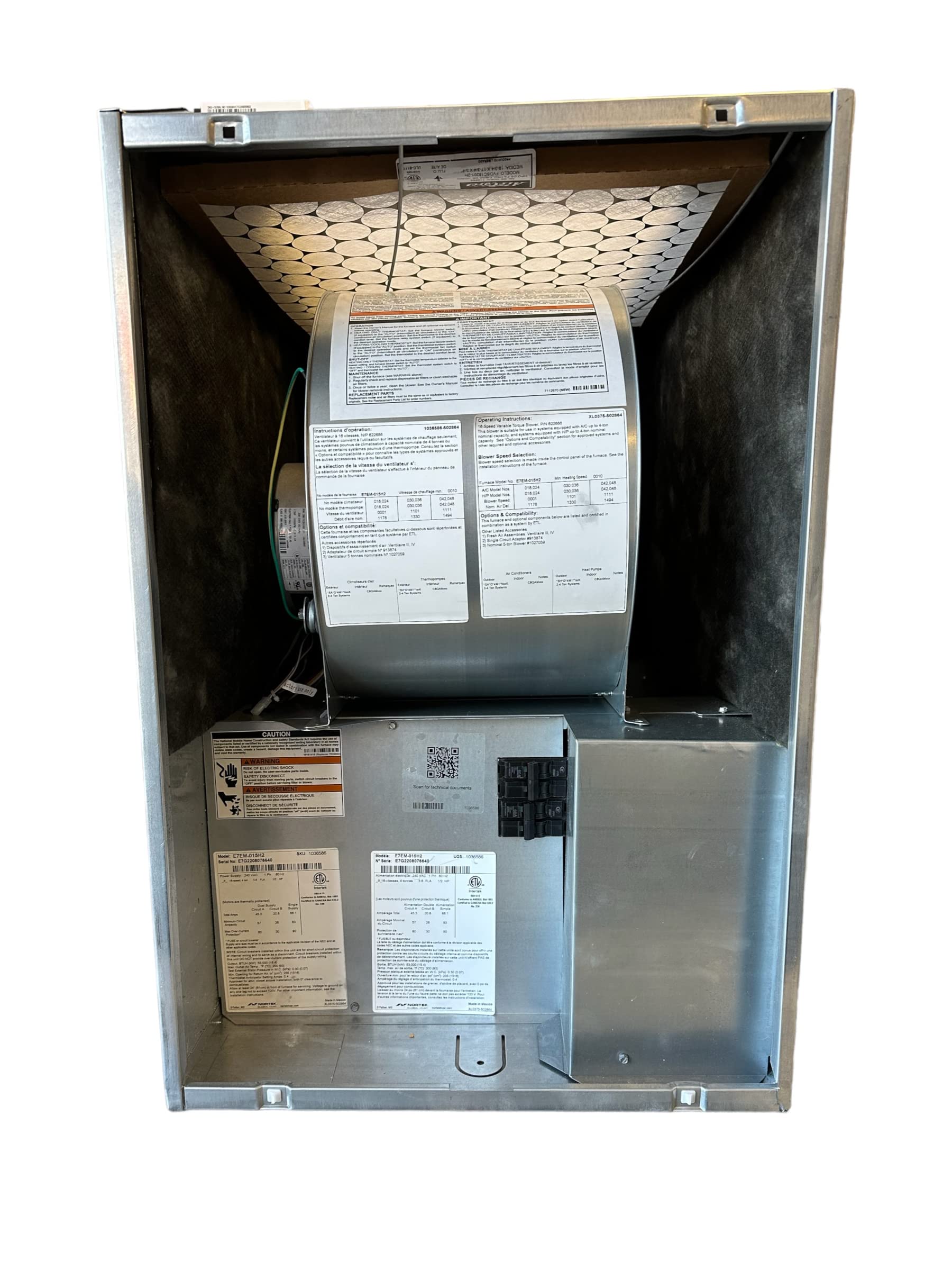 Amazon.com: Miller E7EB/EM Series 12KW Electric Furnace for Mobile Homes :  Tools u0026 Home Improvement