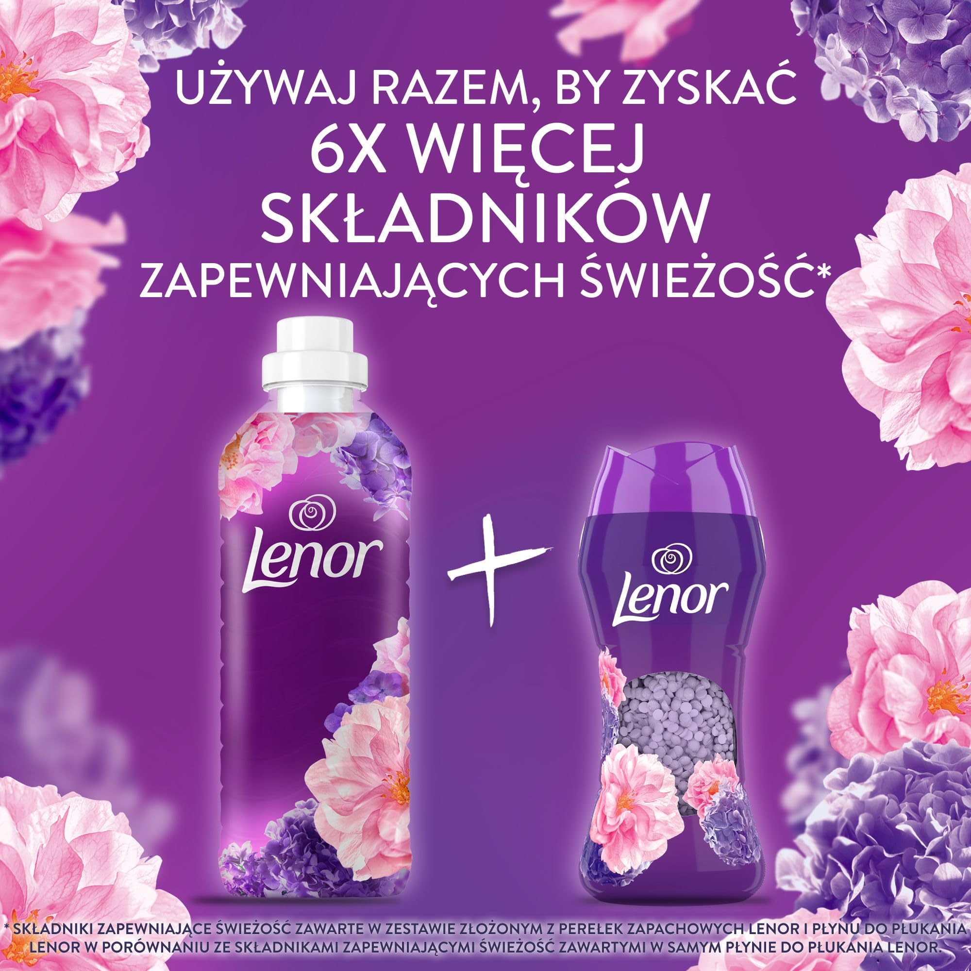 Lenor Płyn do płukania tkanin, 6x87 prań, Floral Bouquet